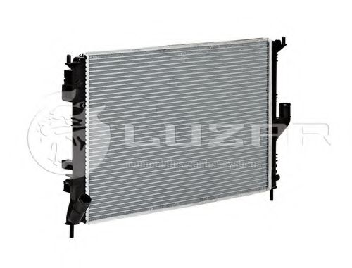Радиатор охлаждения Logan МКПП (08-) 1,4/1,6 с конд (алюм) (LRc ReLo08139) Luzar  арт. LRCRELO08139 фото1