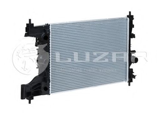 Радиатор охлаждения Cruze 1.6/1.8 (09-) / Orlando (10-)1.8i / Astra J (10-)1.4i / 1.6i / 1.8i МКПП (580*398*16) (LRc 0550) Luzar фото1