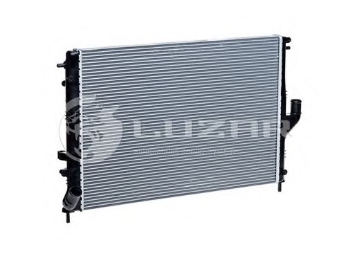 Радиатор охлаждения Logan 1.4,1.6 (08-) / Duster 1.6/2.0 (10-) АКПП (алюм-паян) (LRc 09198) Luzar  арт. LRC09198 фото1