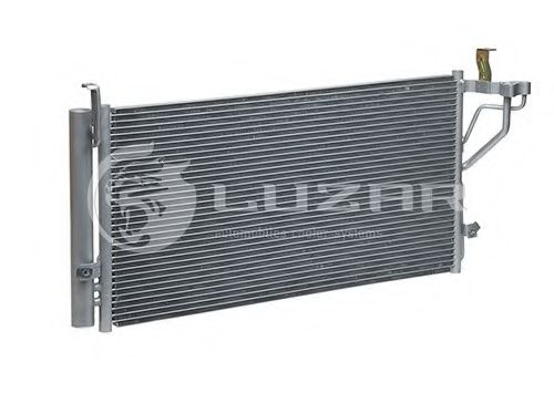Радиатор кондиционера Sonata 2.0/2.4/2.7 (98-) с ресивером АКПП/МКПП (LRAC 08384) Luzar  арт. LRAC08384 фото1