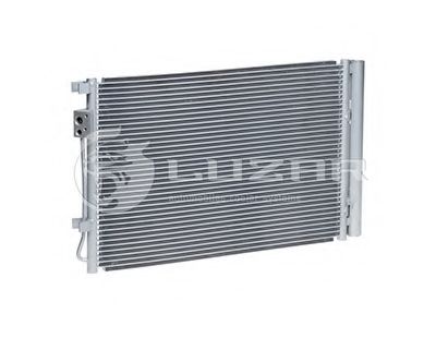 Радиатор кондиционера Solaris 1.4/1.6 (10-) АКПП/МКПП с ресивером 530*371*16 (LRAC 08L4) Luzar NRF арт. LRAC08L4 фото1