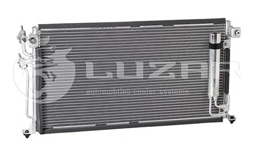 Радиатор кондиционера Lancer 1.3/1.6/2.0 (03-) АКПП,МКПП с ресивером (LRAC 1100) Luzar NISSENS арт. LRAC1100 фото1