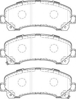 Гальмівні колодки (набір) FERODO арт. 573467J фото1