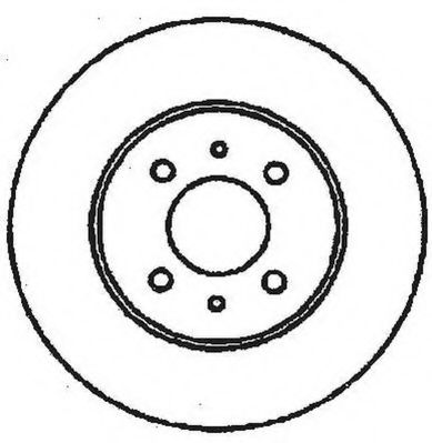 Тормозной диск TEXTAR арт. 561469JC фото1