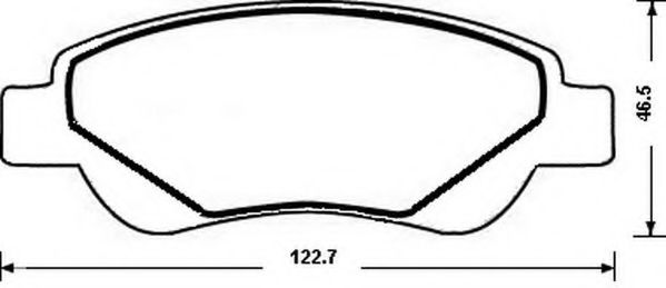 Комплект тормозных колодок, дисковый тормоз DELPHI арт. 573135JC фото1