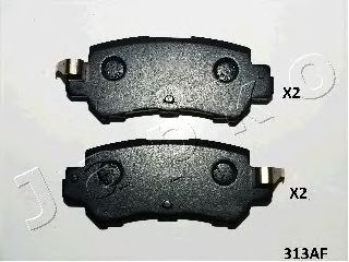 Колодки тормозные задние Mazda CX-5 (12-) (51313) JAPKO  арт. 51313 фото1