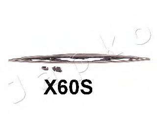 Щетка стеклоочистителя L=600мм со спойлером Kia/Hyundai/Ford/Citroen/Honda/MB/PSA (SJX60S) JAPKO  арт. SJX60S фото1