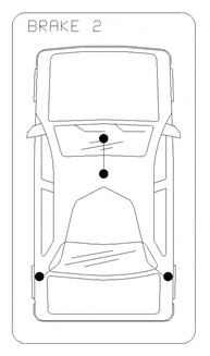 Трос ручного гальма зад. Ford Escort/Orion 5/91- 3273/1311+1400  арт. 105352 фото1