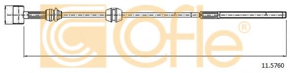 Трос, стояночная тормозная система LPR арт. 115760 фото1