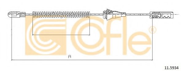 Трос, стояночная тормозная система FTE арт. 115934 фото1