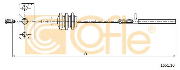 Трос, стояночная тормозная система  арт. 165110 фото1