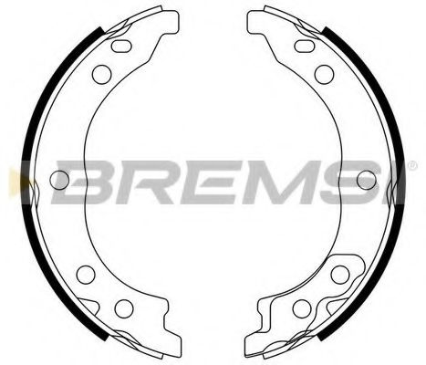 Колодки ручного гальма Ducato 94-02/Boxer 02- (Bendix) FERODO арт. GF0187 фото1