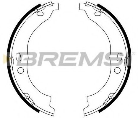 Колодки ручного гальма Ducato/Boxer 06- (Bendix) ATE арт. GF0188 фото1
