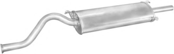 Глушитель основной ВАЗ 2108-09, алюминизированный фото1