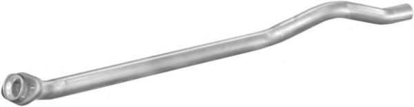 Труба промежуточная глушителя Opel Kadett 84-91 1.3N/S, алюминизированая фото1
