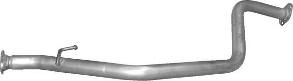 Глушитель алюм. сталь, средн. часть Suzuki Jimny 1.3 Off-Road 4WD 08/05- (25.59) Polmostrow фото1