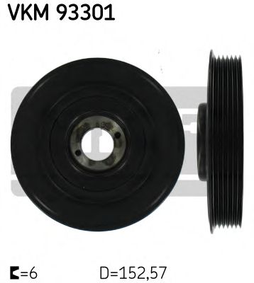 Шкив коленчатого вала (VKM93301) SKF  арт. VKM93301 фото1