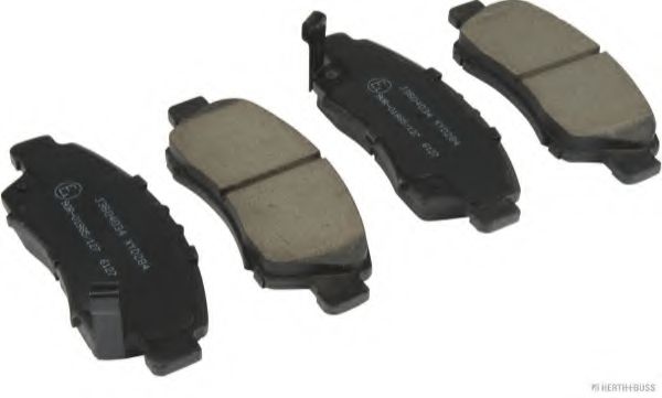 Колодки тормозные дисковые передние HONDA CIVIC, JAZZ, LOGO 02- (пр-во Jakoparts) HONDA арт. J3604034 фото1