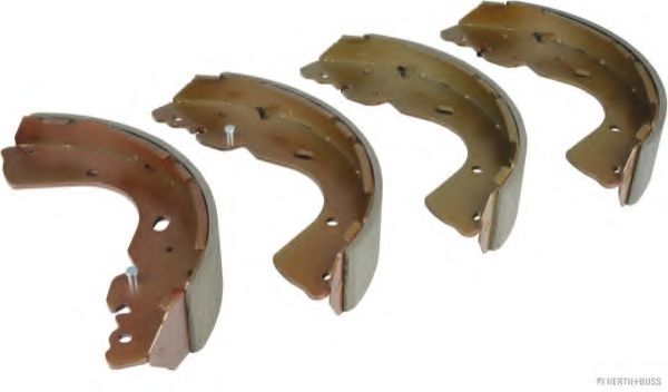 Колодки тормозные барабанные задние NISSAN NAVARA (пр-во Jakoparts) ABS арт. J3501053 фото1