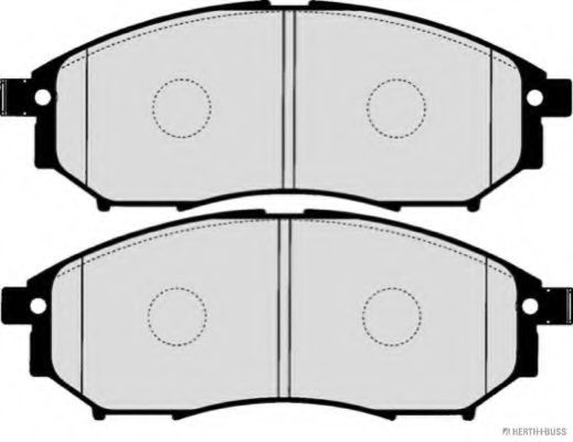 Колодки тормозные Nissan QASHQAI (J10, JJ10) 07-; PATHFINDER 05-; NAVARA 05-; MURANO 05- (пр-во Jako фото1