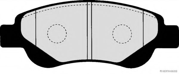 Колодки тормозные дисковые передние LEXUS, TOYOTA (пр-во Jakoparts) фото1