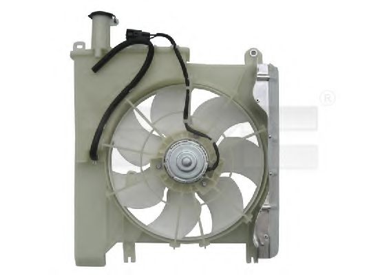Диффузор радиатора охлаждения с вентилятором, в сборе фото1