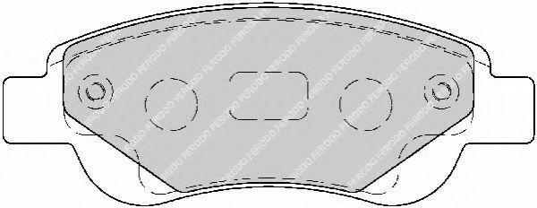 Колодки гальмівні дискові DELPHI арт. FDB1790 фото1