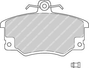 Колодки тормозные дисковые VALEO арт. FDB370 фото1