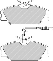 Колодки тормозные передние DELPHI арт. FDB406 фото1