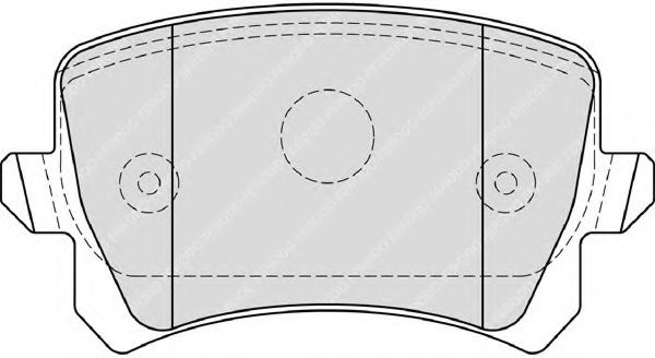 Колодки дискового тормоза ABS арт. FDB4192 фото1