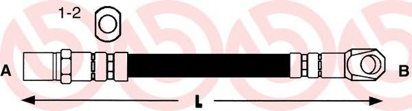 Тормозной шланг  арт. T85012 фото1