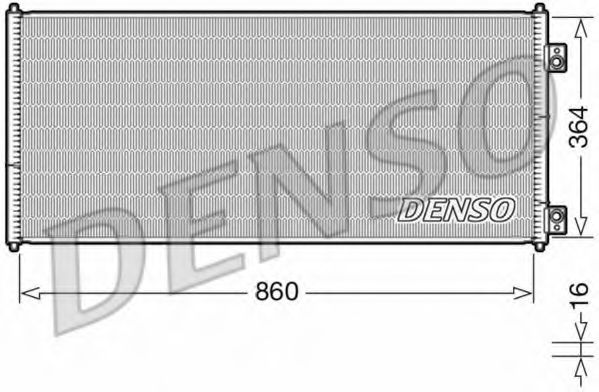 Радіатор кондиціонера NISSENS арт. DCN10032 фото1