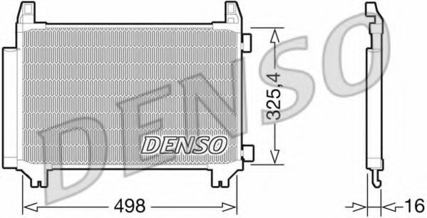 Радіатор кондиціонера NISSENS арт. DCN50028 фото1