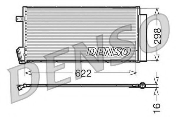 Радіатор кондиціонера  арт. DCN09018 фото1