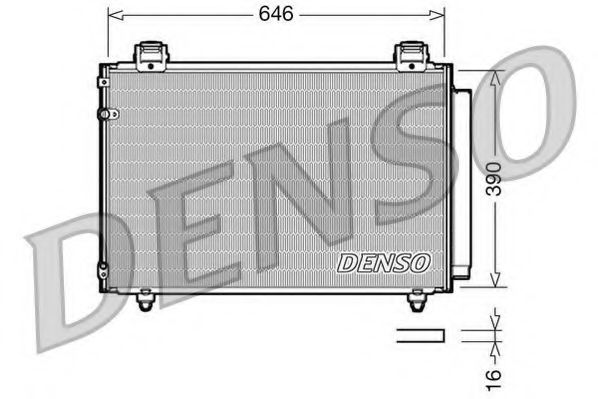 Радіатор кондиціонера DELPHI арт. DCN50024 фото1