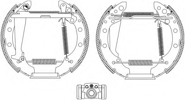 Колодки дискового тормоза VALEO арт. MSP279 фото1