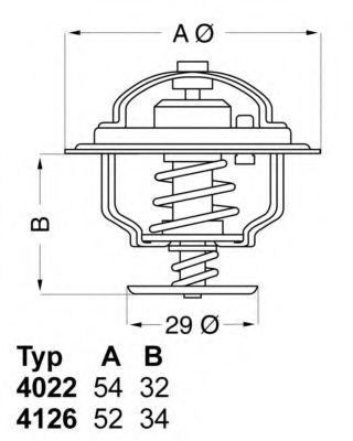 Термостат системы охлаждения GATES арт. 412688 фото1