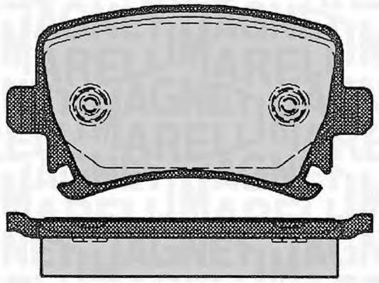 Комплект тормозных колодок FERODO арт. 363916060133 фото1