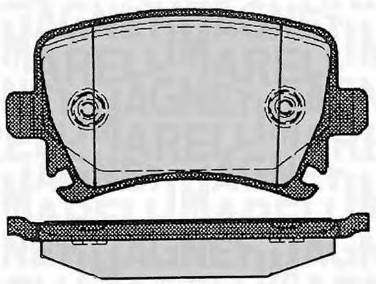 Комплект тормозных колодок, дисковый тормоз REMSA арт. 363916060601 фото1