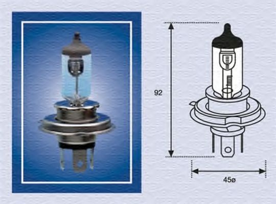 H4 24 Лампа накаливания (H4 24V 70/75W) OSRAM арт. 002156100000 фото1