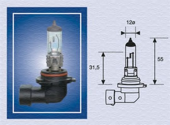 Лампа накалу дальнього світла, Лампа накаливания, основная фара OSRAM арт. 002577300000 фото1