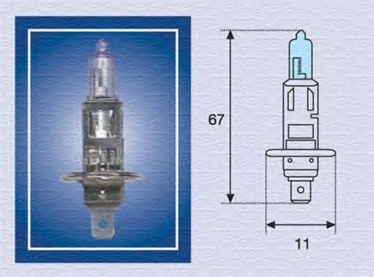 Лампочка фары передней NARVA арт. 002601100000 фото1